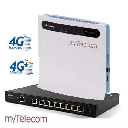  Accélération et Augmentation des débit Internet Doublez votre connexion actuelle avec La Box 4G [100 go] + Un routeur DualWan : Plus de Débit : Plus de Sécurité : Immédiatement 